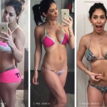 Eu amei a forma como a Bella lidou com o seu corpo pós parto! Hoje, 5 meses depois da Vicky nascer, ela já está  praticamente com o corpo de antes, mas deu para ver claramente que ela não teve pressa nem neurose nenhuma para conseguir esse corpo de novo!